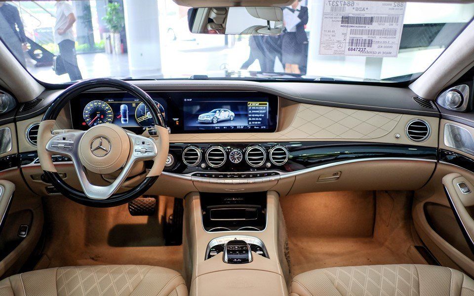 Chi tiết Mercedes S450 Luxury 2021 màu Đen nội thất Kem  YouTube